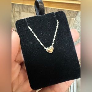 Pandora 2tone heart necklace